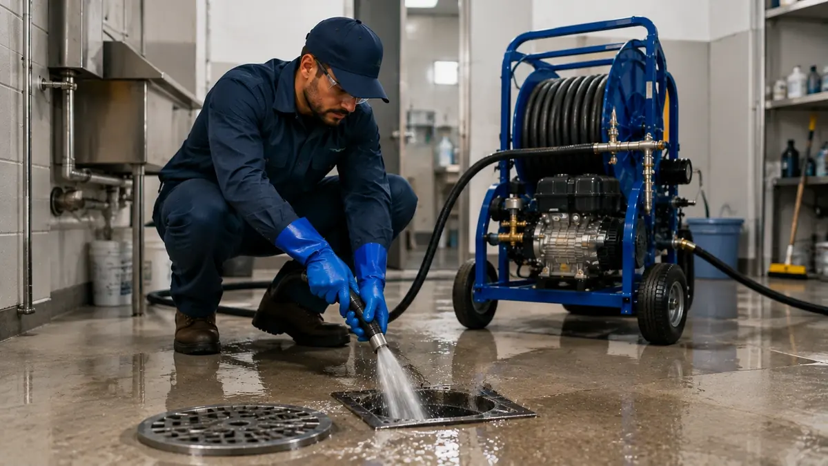 Floor Drain Hydro Jet Cleaning in Palomar Mountain