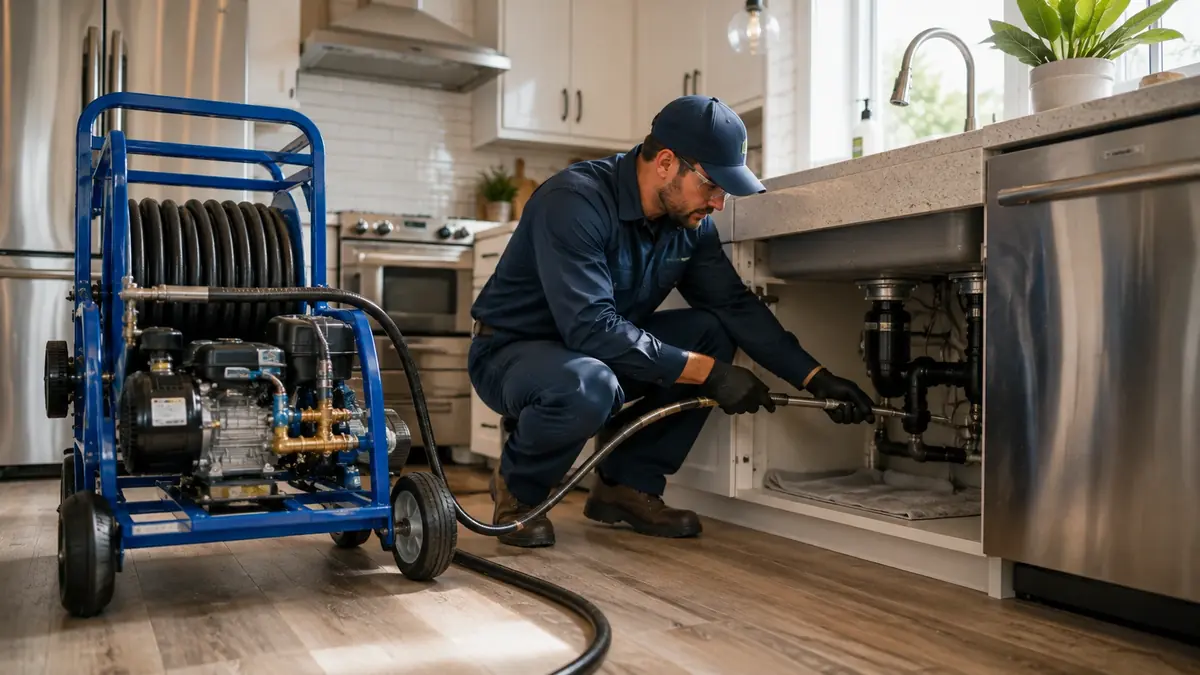 Kitchen Drain Hydro Jetting in Palomar Mountain