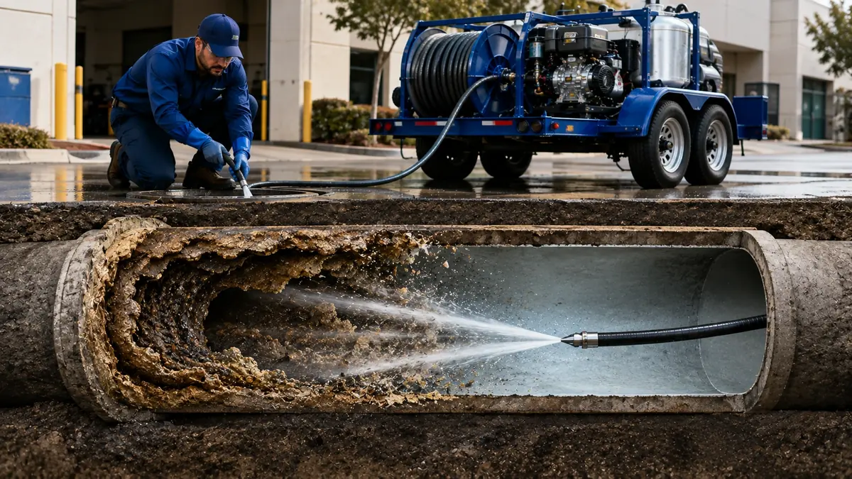 Sewer Pipe Descaling in Palomar Mountain